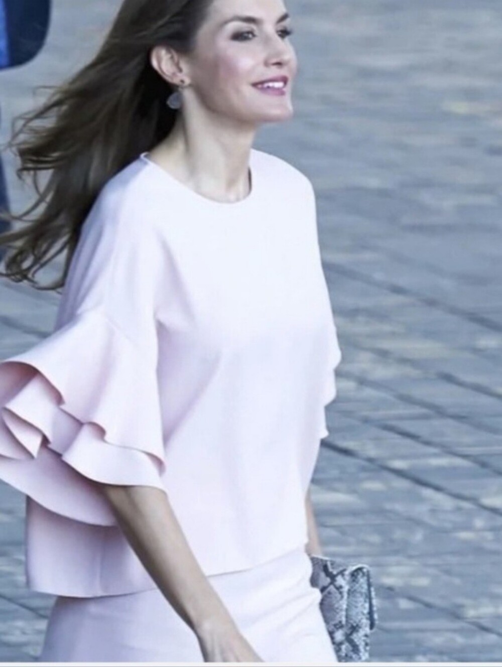 Zara Pink Top with Ruffled Sleeves - Item 2471/778
